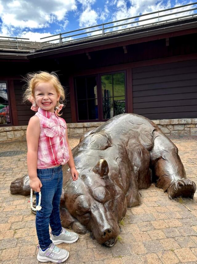 Shiloh caught a bear!