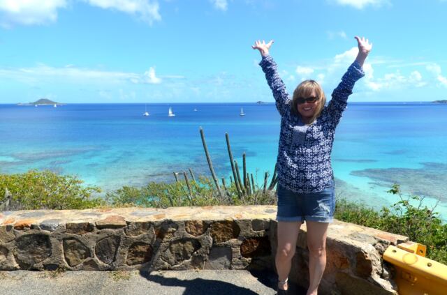 Kathy at Savannah Bay - Virgin Gorda 1