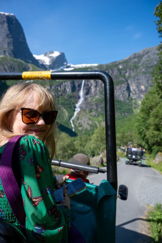 Kathy and Volefossen waterfall