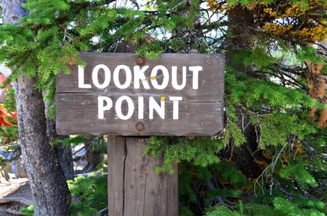 Lookout Point sign