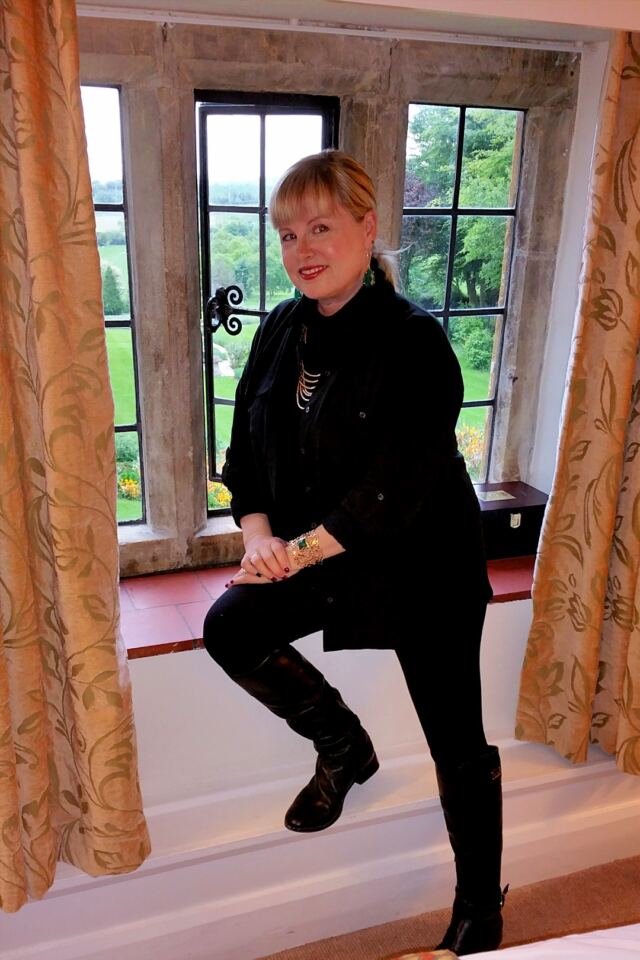 Kathy in Charingworth Window - 2
