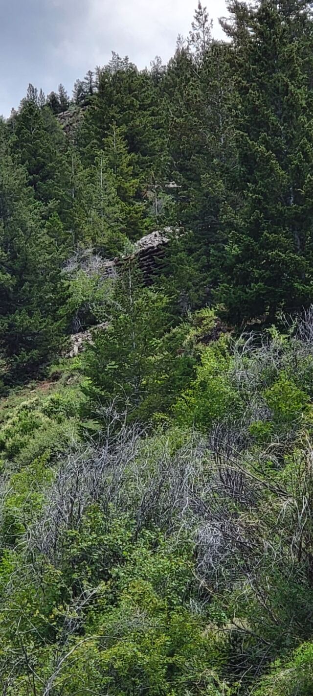 Hillside secondary mine entrance