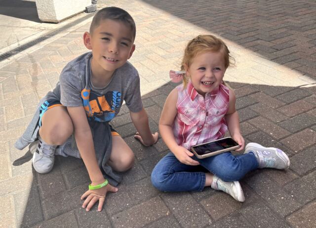 Cole and Shiloh take a break 2