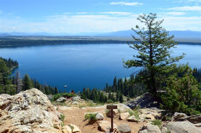 Jenny Lake from Inspiration Point