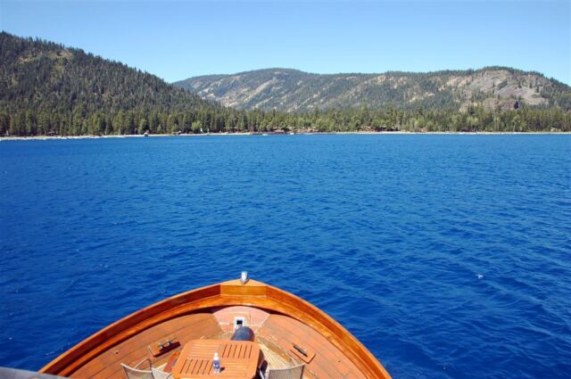 Approaching the Corleone Compound by boat