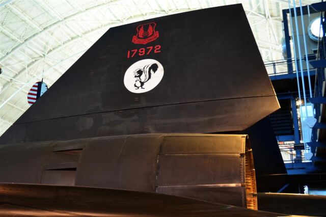 SR-71 Skunk Works tail