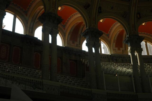 Upper level seating