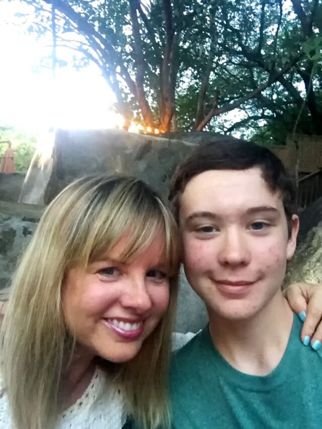 Kathy and Connor - selfie