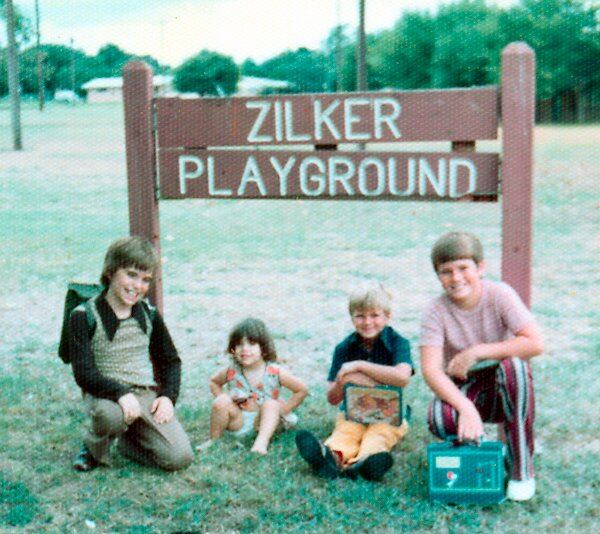 Roger, Angie, Brett, and Scott - circa 1974
