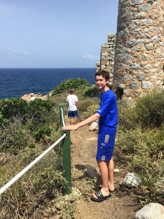 Connor at Coppermine Point
