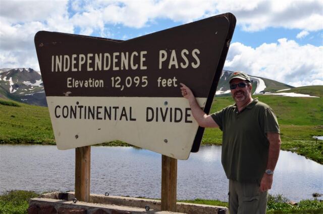 Roger at 12,095 feet