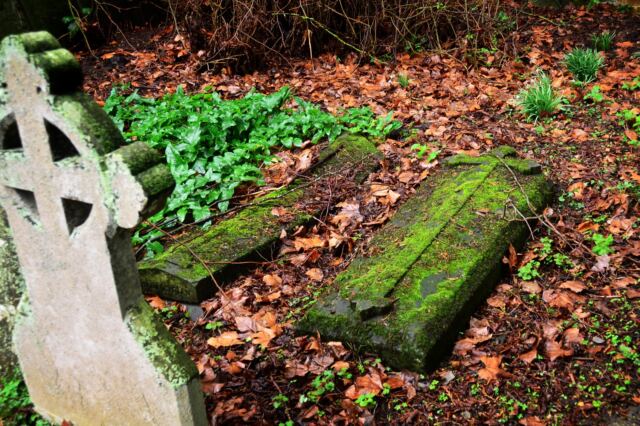Ancient Honington tomb markers (2)