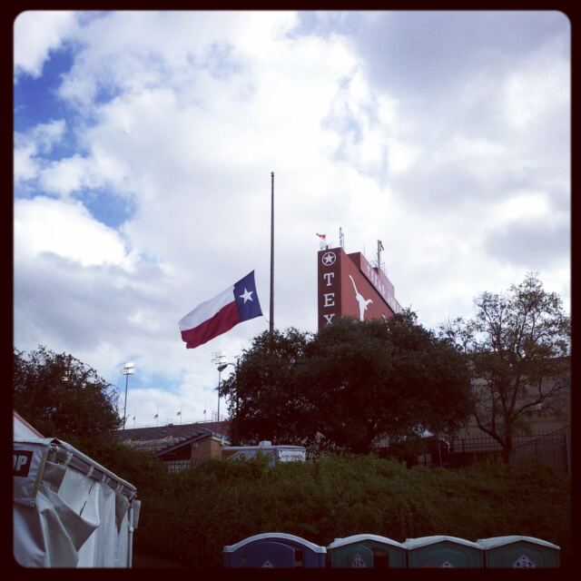 Flags at half-staff