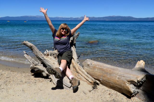 Kathy - Sugar Pine Point Beach 03