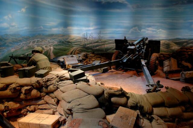 Artillery emplacement - Hill 881 South near Khe Sanh Vietnam
