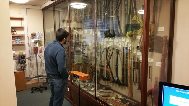 Andrew - Saxophone display at the Bate Collection of Musical Instruments - Oxford (2)