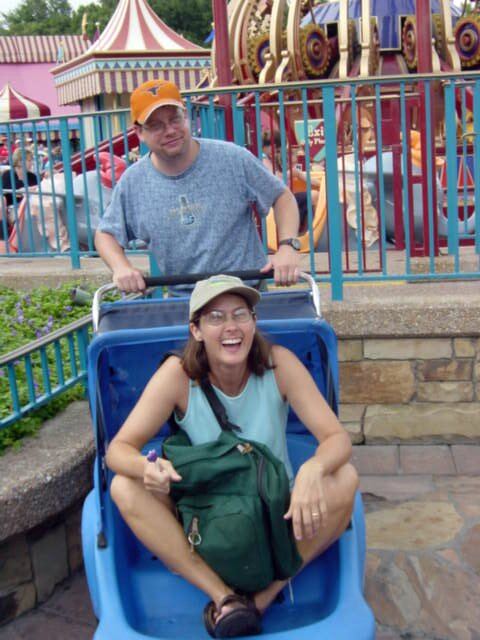 Get out of the stroller, Patty!