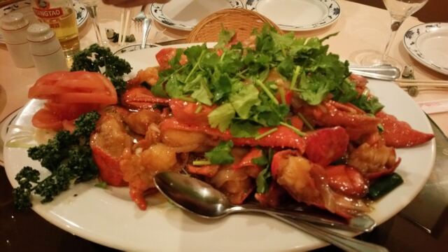 Lobster at Mr. Chan's