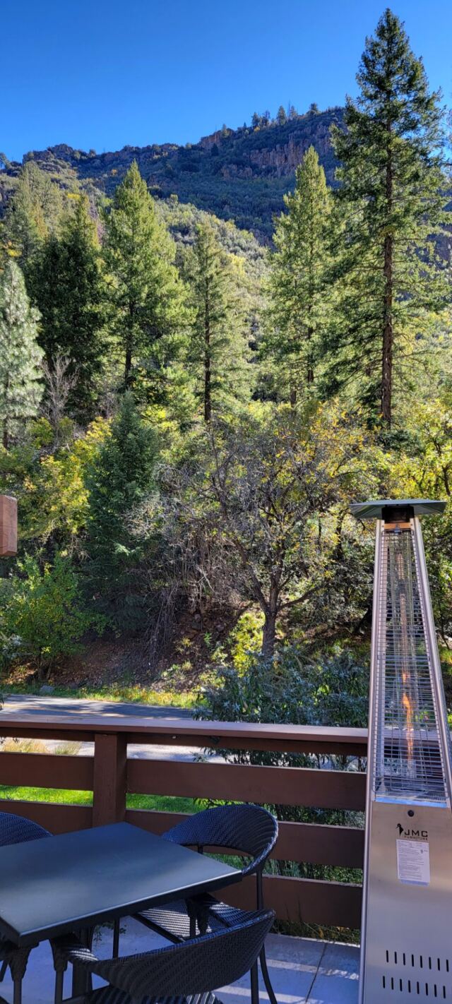 Junipine Resort deck view