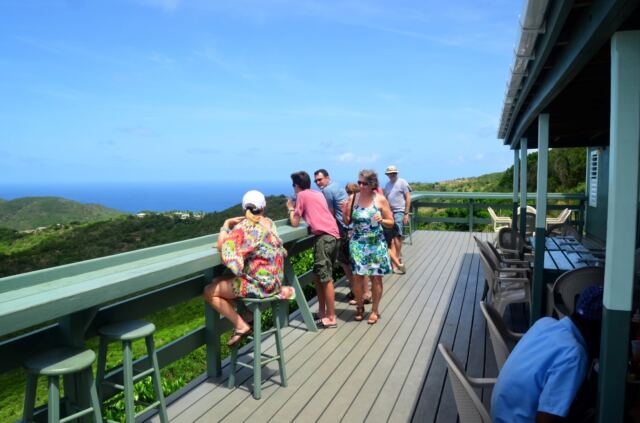 Looking at Leverick Bay from Hog Heaven 3