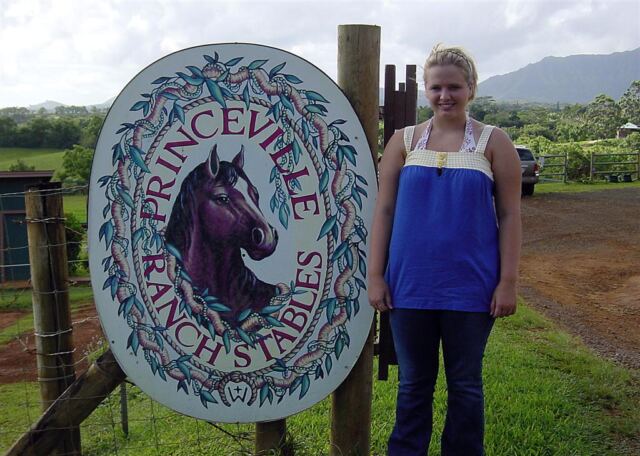 Princeville ranch stables sign (1)