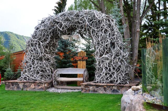 Rustic Inn - Elk antler arch