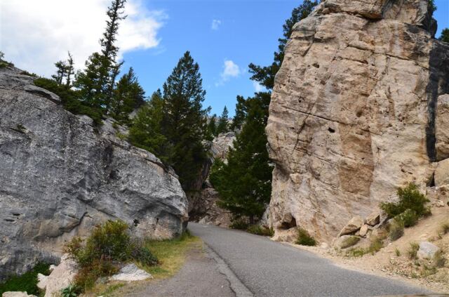 Glacially-deposited boulders along the road (2)