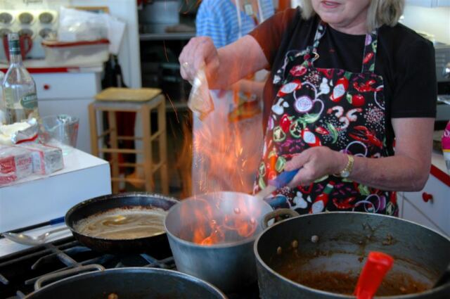 Cajun Magic in the flames