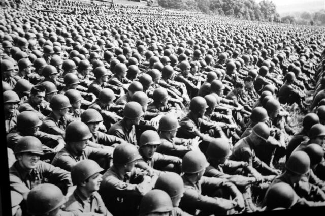 Soldiers ready to deploy on D-Day