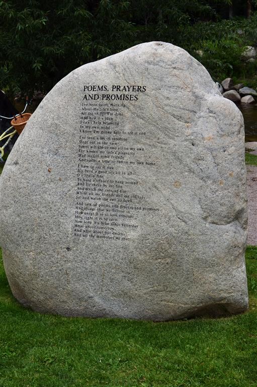 Poems, Prayers, and Promises stone