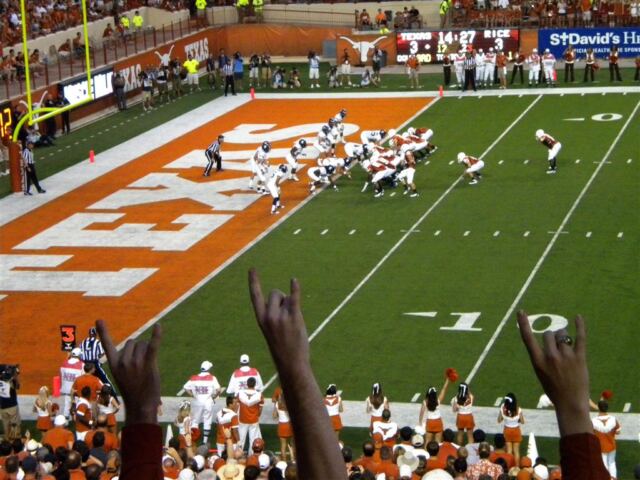 Ready to punch it in for a touchdown