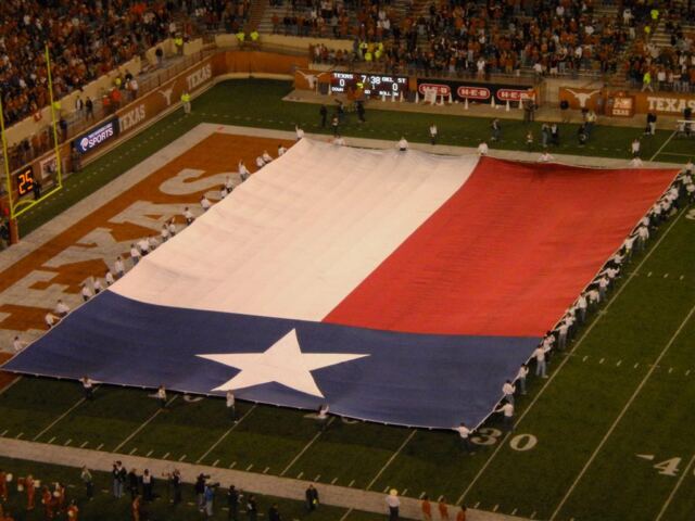 Always love seeing the Texas flag
