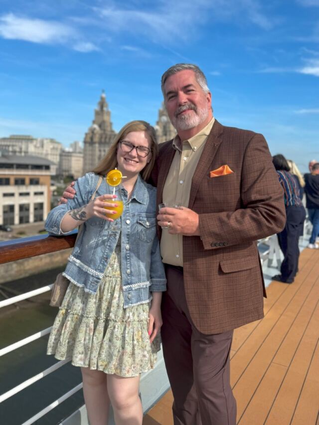 Kiersten and Roger ready to sail