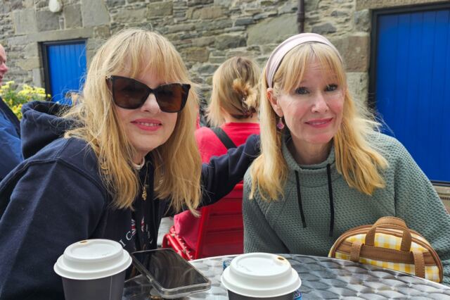 Kathy and LeAnn at Peerie