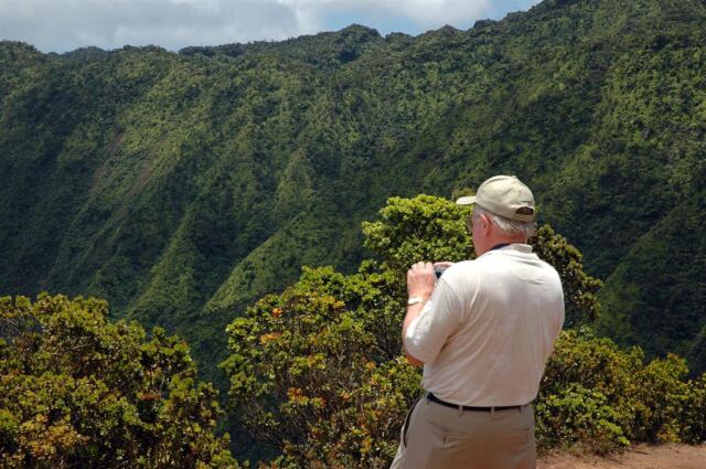 Paul overlooking Kalalau Valley