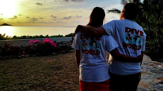 Michelle and Chris - Mahoe Bay sunset