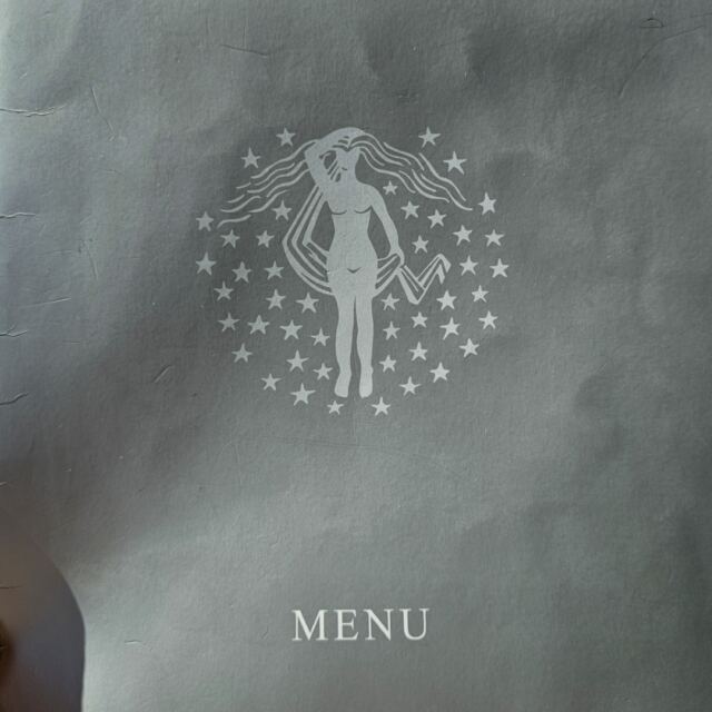 Menu cover