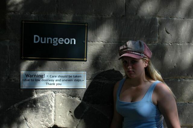 Mel and Dungeon sign