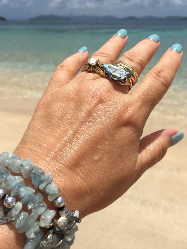 Kathy - beach mani