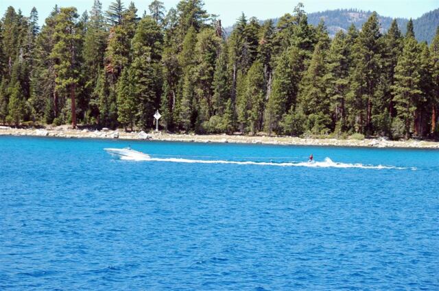 Tahoe water skiing
