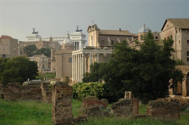Entering Forum Romanum