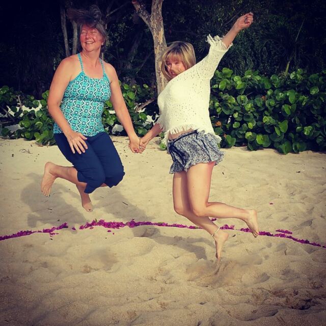 Beach leaping
