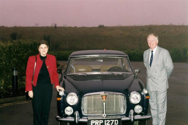 Sarah and Brian - British Motor Heritage Centre tour hostess and driver