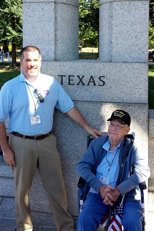 roger and grandpa at the texas column