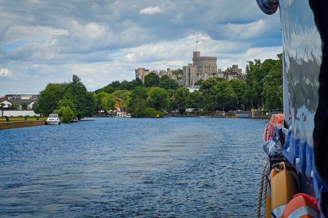 Windsor Castle from the Thames 02