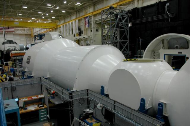 Zvezda and ISS mockups