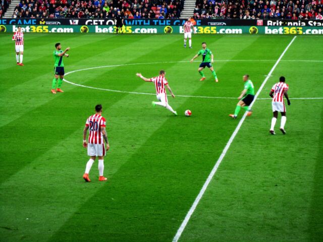 Stoke v Southampton - match action (3)