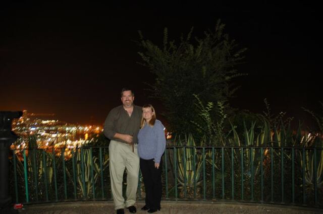 RK at night in Barcelona