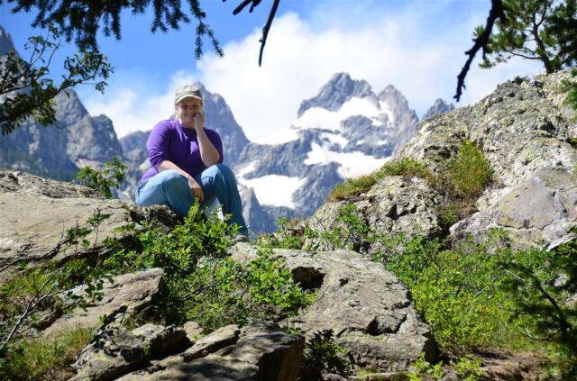 Mel on the rocks