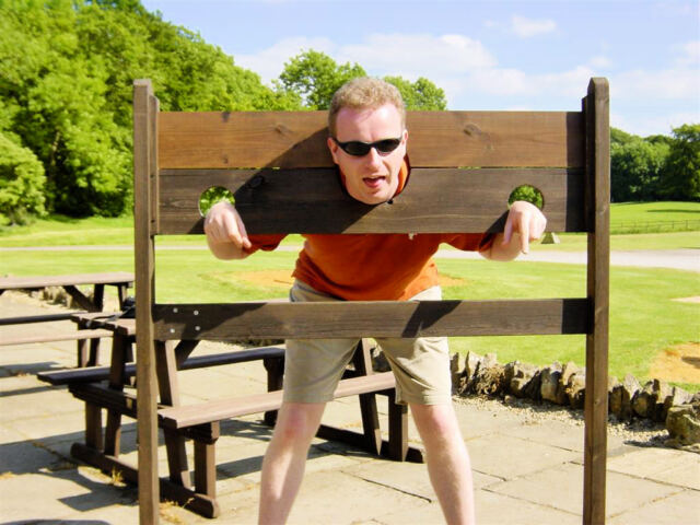Julian in the stocks